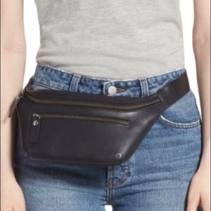 New FRYE Leather Fanny Pack Belt Bag